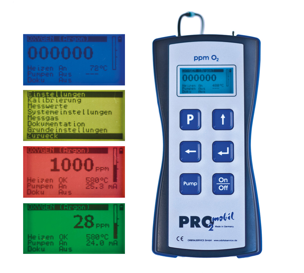 Oxygen analyzer PRO2 mobil (documentation) — Art. PRO2mobDok100